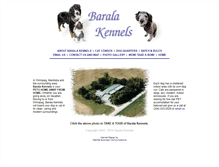 Tablet Screenshot of baralakennels.com